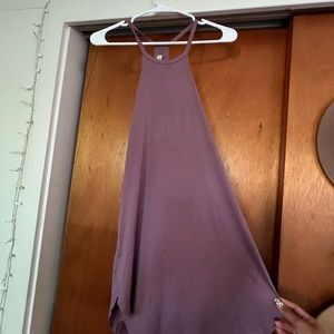 Purple beach cover-up dress
